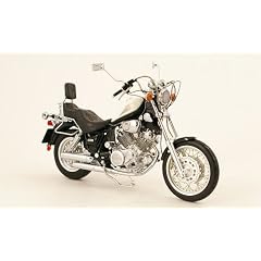Yamaha XV 1100 Virago, schwarz/weiss, 1989, Modellauto, Fertigmodell, Schuco 1:10