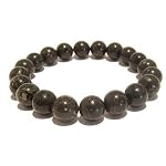 Jasper Bracelet 18 Stretch 10mm Sunset Black Brown Gemstone Crystal Healing