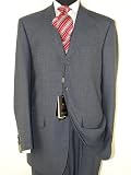 **Best Online Deal**new Italian 3 Button Men Suits 100% Wool 140's~highest Quality and Best Fit Guaranteed ~ Charcoal