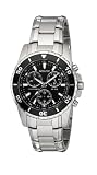 Accurist MB829 Gents Stainless Steel Chronograph Bracelet Watch with Black Dial