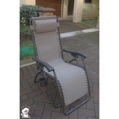 Buyers Choice 410-zerogravity Phat Tommy Extra Wide Zero Gravity Lounge Chair Color: Jacquard Checked