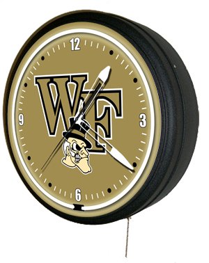Wake Forest Demon Deacons Neon Clock