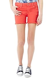 Angel Cotton Rich Frayed Hem Shorts