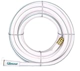 Outdoor Living : Gilmour 12 Series 5 Ply Marine & Recreation Hose, 5/8 Inch x 75 Feet,#12-58075, White w/Aqua Stripe