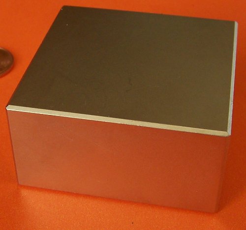 Rare Earth Magnets 2 x 2 x 1 Neodymium N42 Block - 1 Piece