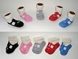 Baby Girl Shoe Socks Mary Jane Ruffles Gift Set, Funky Feet Newborn Infant Set in Black, Pink, Red, Blue & Gray (0-12 months, 5 pairs) Gift Wrap Available
