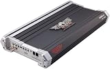 Power Acoustik CPT1-5500D Mono Block 5500 Watt 1 Ohm Stable Class D with Dash Mount Remote Gain Control, Phase Switch and Selectable 45Hz Bass Boost