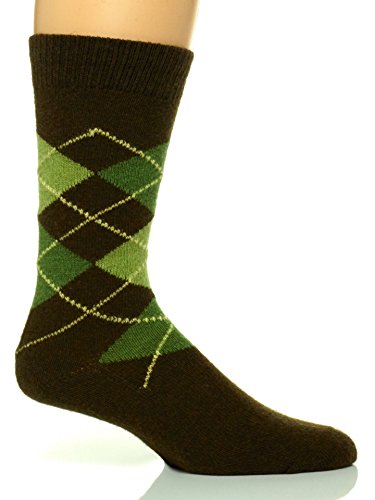 B.ella Men Agosto Classic Cashmere Blend Argyle Crew
