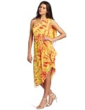 HALSTON HERITAGE Womens One Shoulder Belt Dress