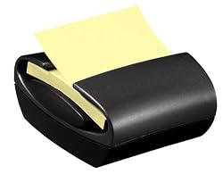 Post-it&reg; Notes Dispenser, Pop-up, 3 Inches x 3 Inches, Black, Includes One Original Pop-up Refill