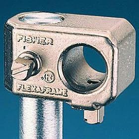 Fisher Scientific Flexaframe Connector For Rod Ends; Diameter: 1/2 in.; Holds Rods At 90 Degrees