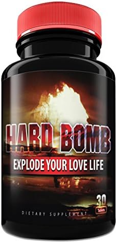 NEW! HardBomb Male Sexual Enhancement Supplement - Get BIGGER, Get HARDER, Last LONGER - Made in USA - 1 Bottle - 30 Tablets