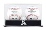 Los Angeles Angels of Anaheim Two Baseball Cube Logo Display Case