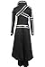Goodcosplay Men's Sword Art Online Kirito Halloween Cosplay Costume Jacket Black