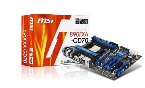 MSI AM3 USB 3.0 + SATA 6Gb/s AMD 890FX Chipset Motherboard 890FXA-GD70