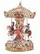 Twinkle Rotating Victorian Carousel With Children