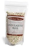 Gourmet Valley Heirloom Beans Green Flageole Beans, 12-Ounce Pouches (Pack of 6)