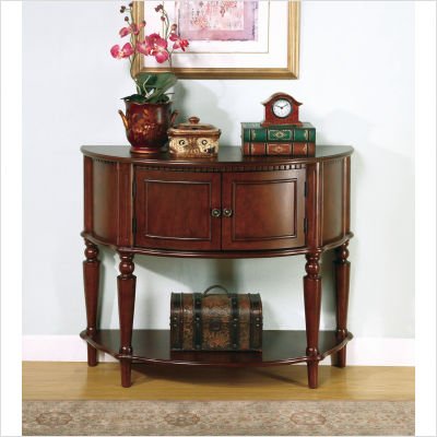 Best Price Coaster Storage Entry Way Console Table/Hall Table, Brown Finish