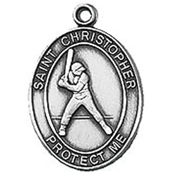 14k White Gold Crucifix Pendant