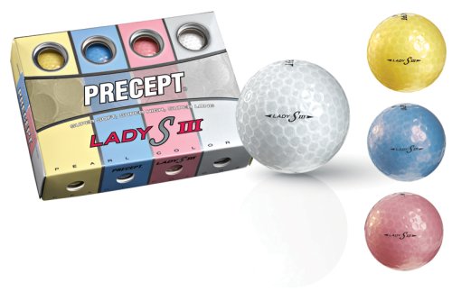 PRECEPT Golfball Lady SIII farbig, 12 Stück