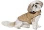 Fashion Pet Faux Fur Shearling Blanket Dog Coat, Camel, X-small