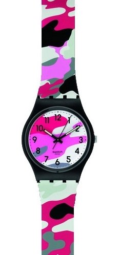 Swatch Hiding Pink Ladies Watch GB262