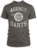 Vintage Distressed Agency Darts Tri-Blend T-Shirt
