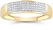 Men's 1/4 Carat Diamond Wedding Band in 14K Yellow Gold