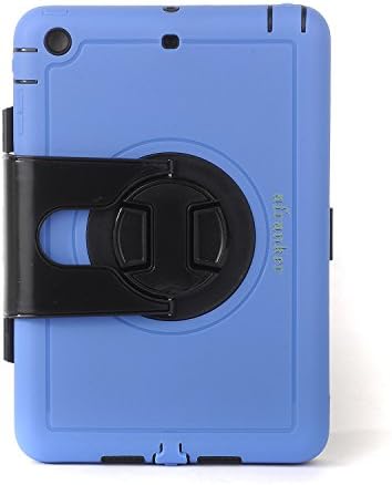 Afranker Flexible 360 Degree Rotation Back Cover Adjustable Stand Function Premium Case for Ipad 2/3/4 Blue