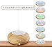 ProtoAir 300ml Essential Oil Diffuser - Ultrasonic Super Quiet Aroma Humidifier for Home, Office, and Spa. Fast Scent Spreading Aromatherapy with Cool Mist. Wood Grain Design with LED Lights.
