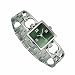 Elle Women's Sterling Silver Open Square Link Bracelet Watch #SW2831LS-G