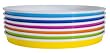 Zak Designs Park 6-Piece Dinner Plate Set, Assorted Colors