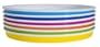 Zak Designs Park 6-Piece Dinner Plate Set, Assorted Colors
