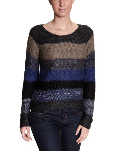 Part Two Damen Pullover, gestreift E21123005/Serena, Gr. 34 (XS), Grau (901 Pattern) Preisvergleich