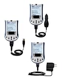 Gomadic for the PalmOne palm m130 - Deluxe Kit for the PalmOne m130 includes a USB cable with Car and Wall Charger - Gomadic Brand w/ TipExchange Technology