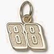 Driver Number 88 Small 5/16" Charm/Pendant