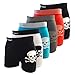 Mens Nylon Stretchable Seamless Boxer Briefs Underwear 6-Pack, Size M/L