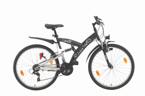 Texo ATB Fahrrad 66 cm (26 Zoll) ATB Fully Banana 21-Gang Shimano-Kettenschaltung