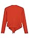 Allegra K Women Long Sleeve One Button Deep V Neck Casual OL Blazer Suit Jacket