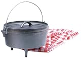 20 qt. Cast Iron Dutch Oven with Legs