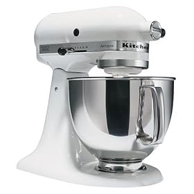 Remanufactured KitchenAid RKG25H7XWH Professional  5-Quart Stand Mixer, White