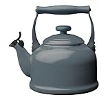 Le Creuset Traditional Kettle with Whistle, Granite, 2.1 Litre  from LE CREUSET UK LTD