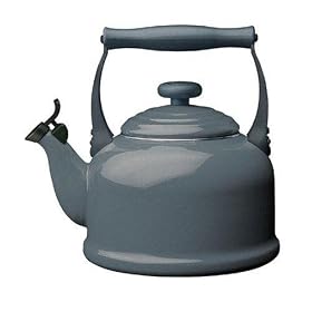 Le Creuset Traditional Kettle with Whistle, Granite, 2.1 Litre