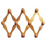 Handcrafted Expandable Burl Wood Coat & Hat Rack (Thailand)