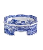 Spode Blue Room Limited Edition Dog Bowl Indian Sporting 11 inch wide
