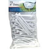 Intech 75 Pack 4 Inch White Tees