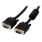 StarTech 15-Feet Coax High Resolution VGA Monitor Cable - HD15 M/M (MXT105MMHQ)