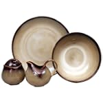 SAVE $35.01 - Sango Nova Brown 5-Piece Completer Set $34.99
