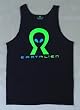 EARTHLIEN - Big Head - Black ALIEN Tank Top
