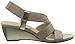 Anne Klein Sport Women's Cuinn Wedge Sandal,Black/Black,10 M US